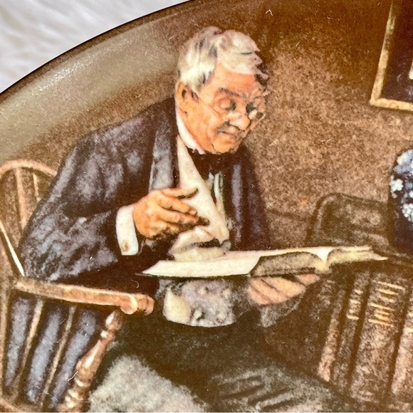NORMAN ROCKWELL | "The Story Teller" Heritage Collection #8 - Picture 6 of 10